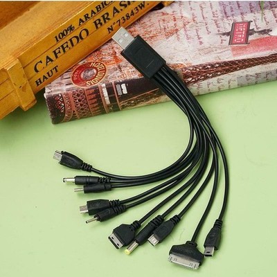 10 in 1 Multifunktions-USB-Ladekabel für Mobiltelefone Universal-Ladegerät