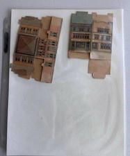 Cardboard Village Giants of Lilliputania 1916 Antique Lot of 2  