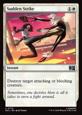 Sudden Strike Marvel Super Heroes Commander #779 Magic TCG