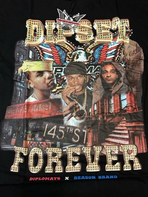 Dipset X Reason Black Forever Diplomats CamRon Juelz Santana XL