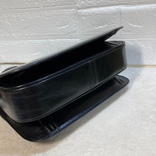 Borsa a tracolla CELINE in pelle nera vintage autentica dal Giappone - Foto 19 di 24