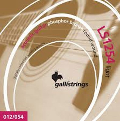 Galli AKUSTIKGITARRENSAITEN, Light Gauge, .012 - .054, Phosphorbronze umwickelt