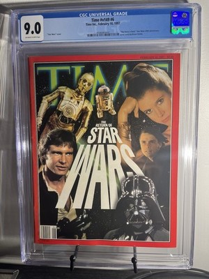 1997 Time Magazine The Return of Star Wars Newsstand Episode 1 CGC 9.0 1977 