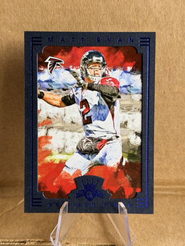 2015 Panini Gridiron Kings - Matt Ryan #44 Blue Frame