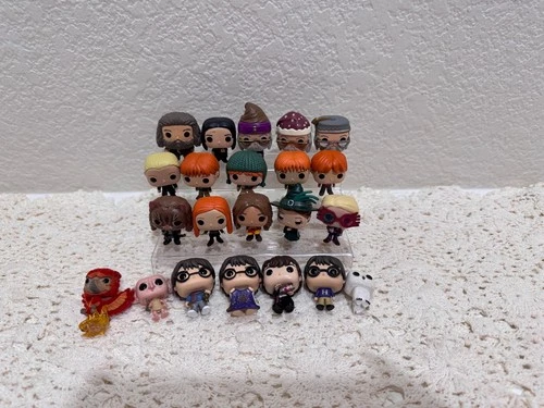 Lot of 22 Harry Potter Funko Mini Figures Dumbledore Snape Luna Hagrid
