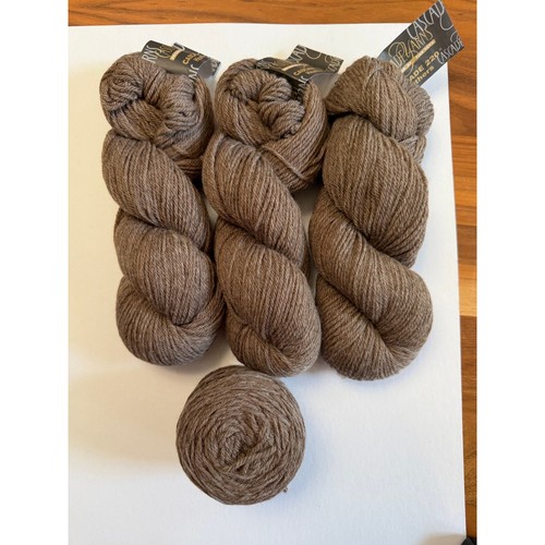 Cascade 220 Heather Peruvian Highland Wool Brown Lot Four 1 Partial