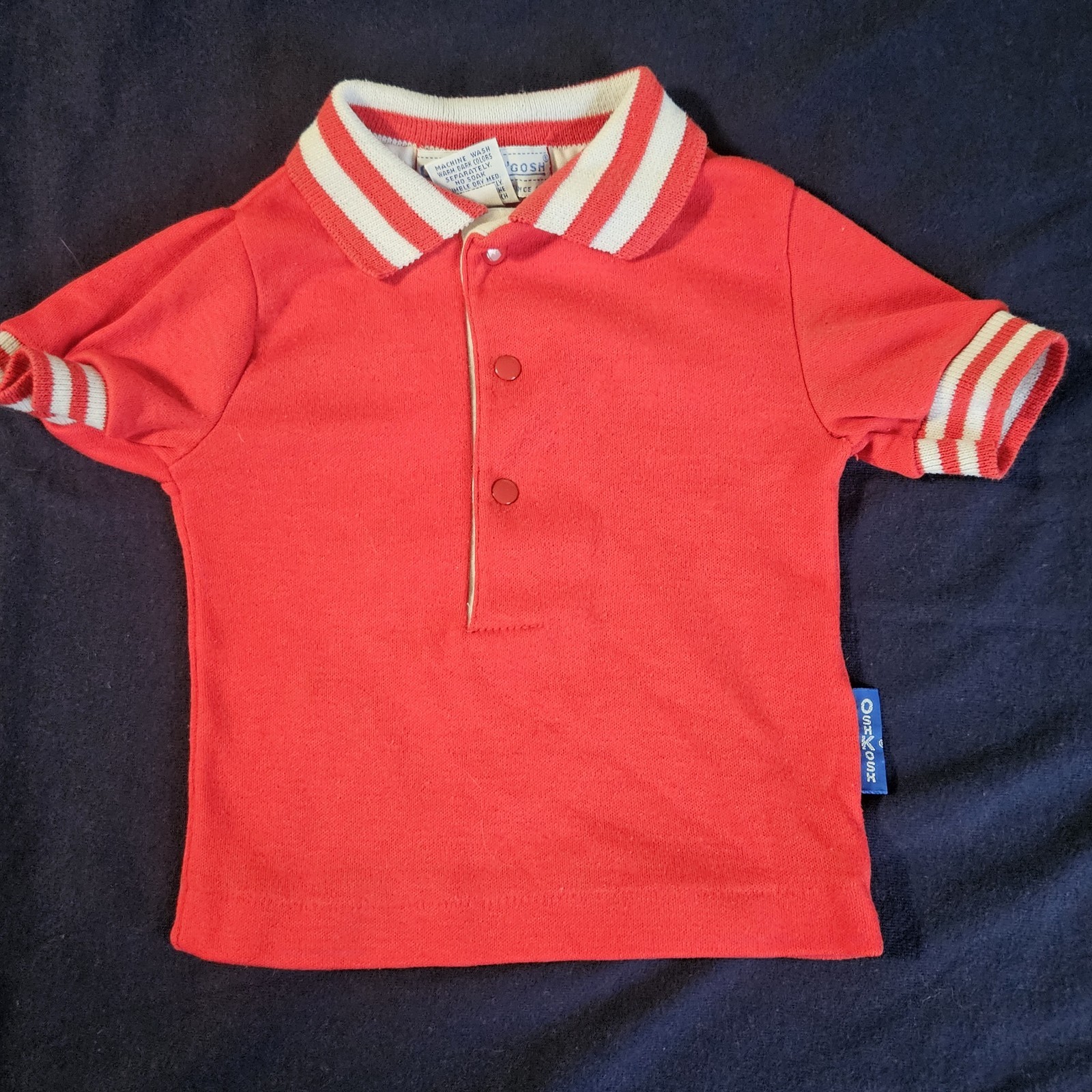 Osh Kosh B'gosh Vintage 3 - 6 Months Shirt Made In USA