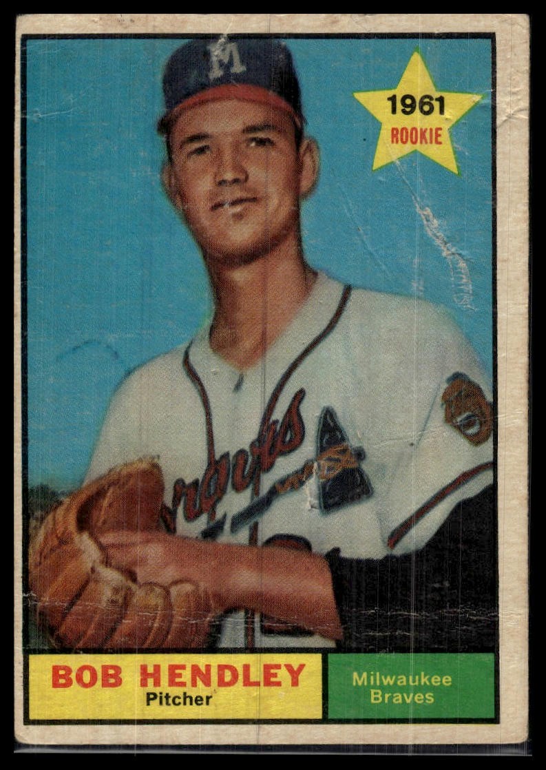 1961 Topps #372 Bob Hendley Rookie Rookie
