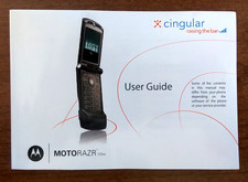 MOTORAZR Moto Razr V3xx Cell Phone User Guide OEM 2006 English Spanish