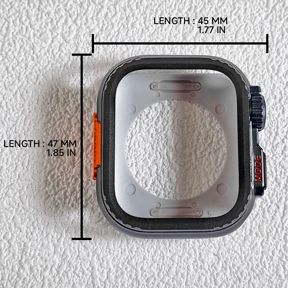 Silicone Sport Strap+Metal Case For Apple Watch Ultra3 11 10 9 8 7 SE 49/46/45mm - Image 2 of 4