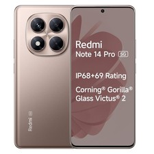 Redmi Note 14 Pro 5G Champagne Gold, 8GB RAM 128GB 50 MP Sony Camera