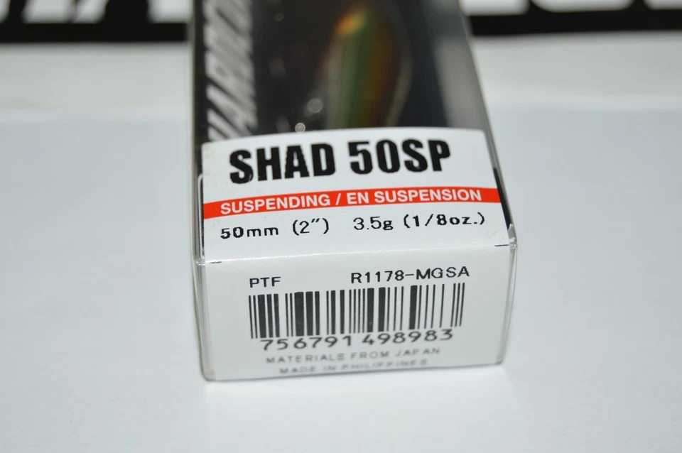 yo zuri duel hardcore shad 50sp 2" r1178-mgsa ghost ayu suspensión Foto 2 de 3