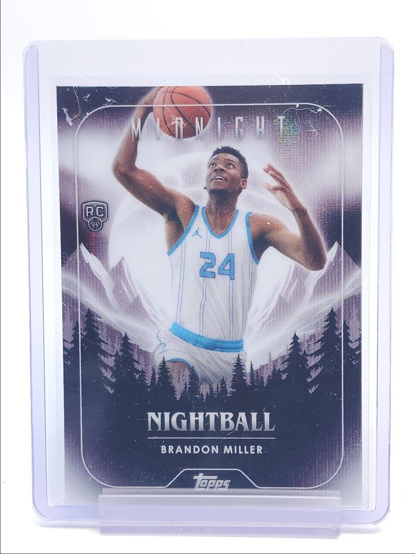 BRANDON MILLER 2023-24 TOPPS MIDNIGHT ROOKIE MOONBEAM RC Q4390