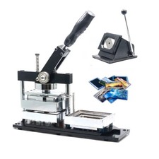 80 53mm Fridge Magnet Badge Making Machine Rectangle Button Maker Kit W/Cutter
