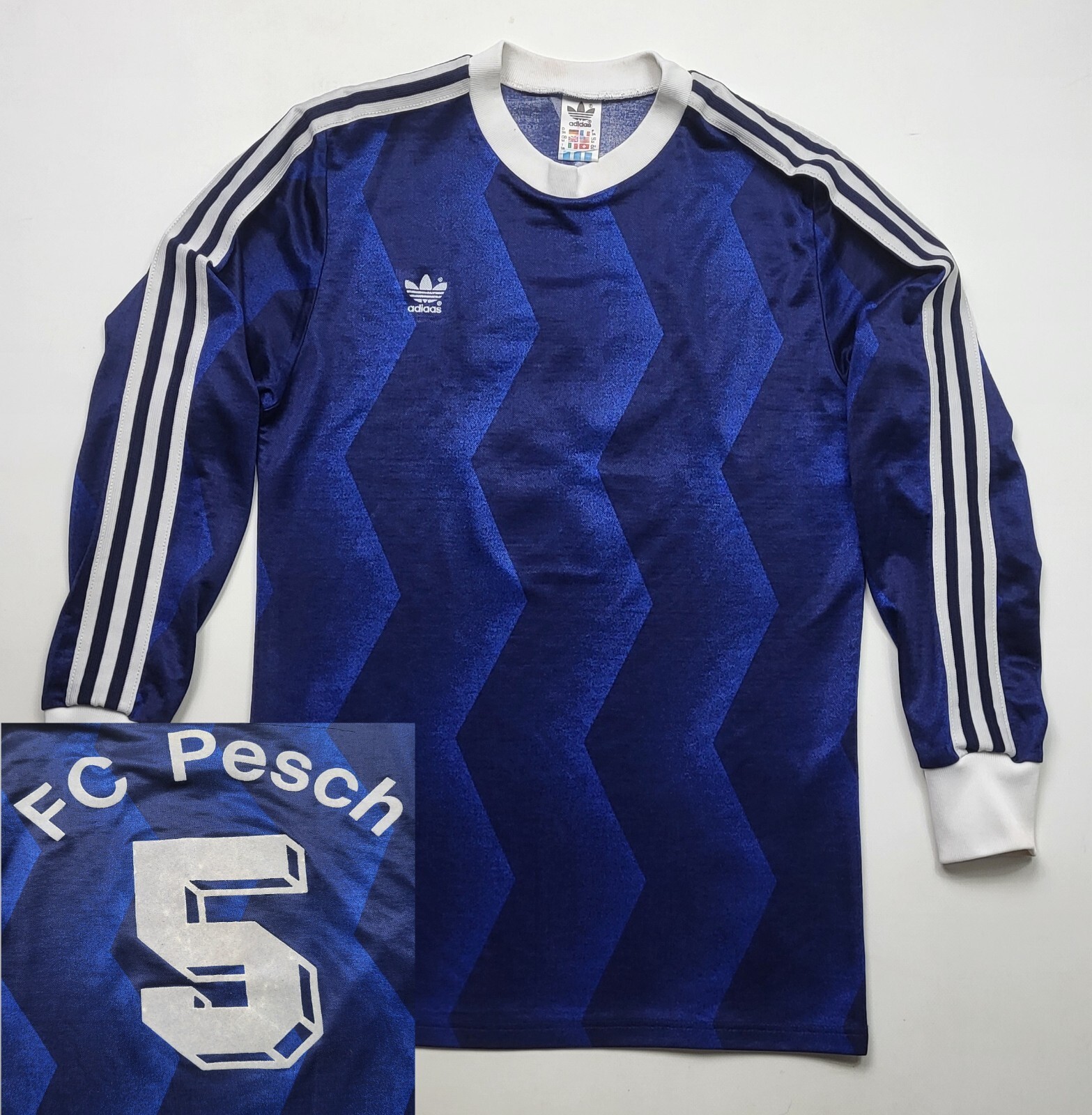 vintage Adidas FC Pesch west germany shirt jersey kit size M