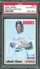 Hank Aaron Autographed 1970 Topps Card #500 Atlanta Braves PSA/DNA