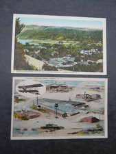 2 Early 1900's Curtiss Aeroplane Co. Postcards Hammondsport & Buffalo New York