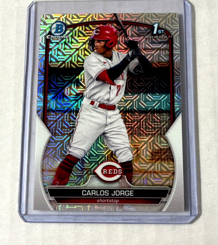 Mojo Refractor -2023 Bowman Chrome #BCP-120- Carlos Jorge Rookie Rc