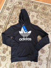 NWT KIDS Adidas Trefoil Hoodie Sweatshirt Logo Size Medium