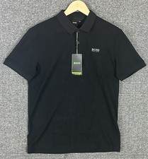 Hugo Boss Athleisure Men  s Polo Shirt Black Size Medium NWT Penrose 24