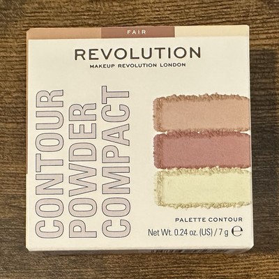 Makeup Revolution Contour Pressed Powder Fair Vegan Cruelty-Free 0.24oz 7g