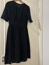 Zimmermann Women's Broderie Day Dress - Size UK10 - Black