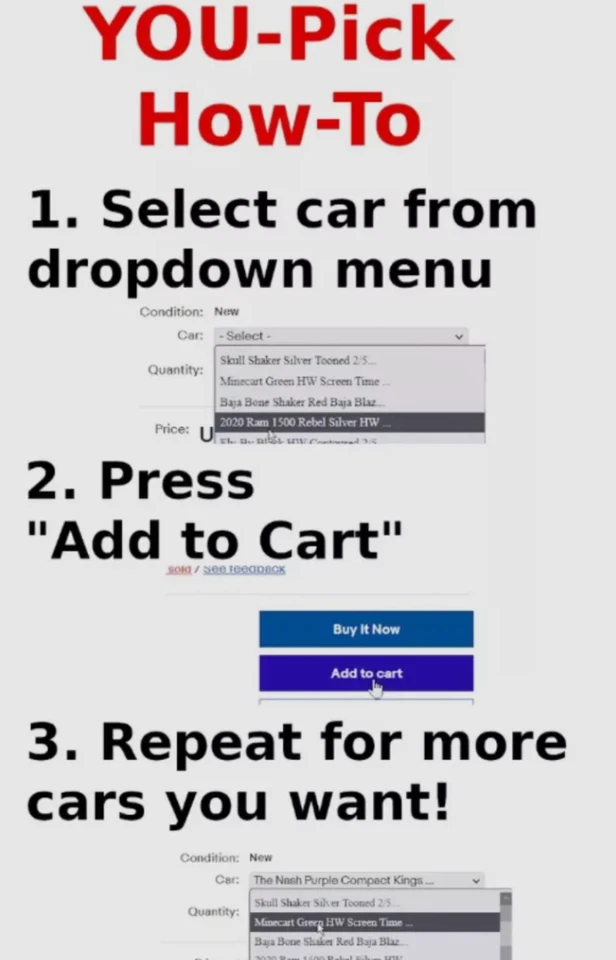 CHEAPEST - Diecast Trucks Cars Vehicles Lot Matchbox Hot Wheels 1 Pound YOU PICK - Image 2 of 2