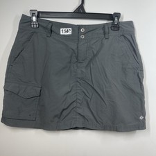 Columbia Saturday Trail Skort Women's Size 8 Gray Active Fit Outdoor Sport Hike