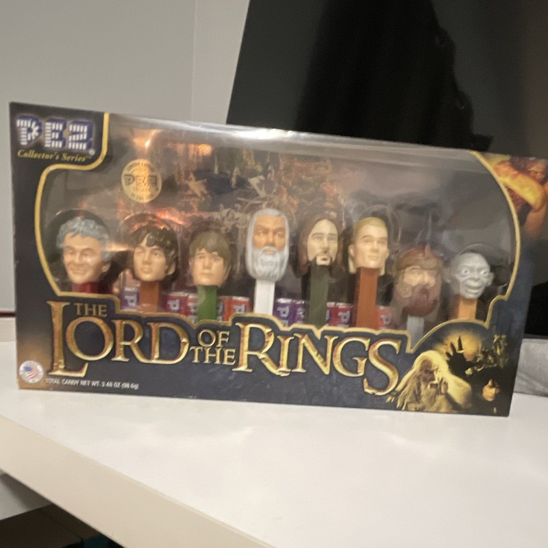 The Lord of the Rings PEZ Dispenser Collector's Series Gift Set, Boxed, original