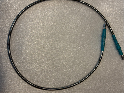 Used Micro-Coax Armored Flexible Coax Cable Assembly, 26.5GHz,36" long, 3.5mm(m)