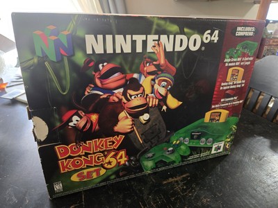 Nintendo 64 Donkey Kong 64 Console Set Jungle Green | eBay