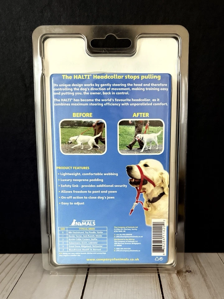 Collar Halti Perro Talla 4 Negro Deja de Tirar Amablemente Fácil Ajuste Fácil de Usar Foto 2 de 3