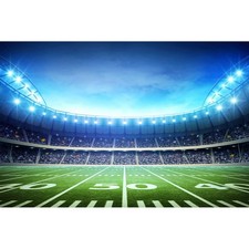 10x8 FT Football Backdrop Stadium Party Fabric Birthday Game Day Match