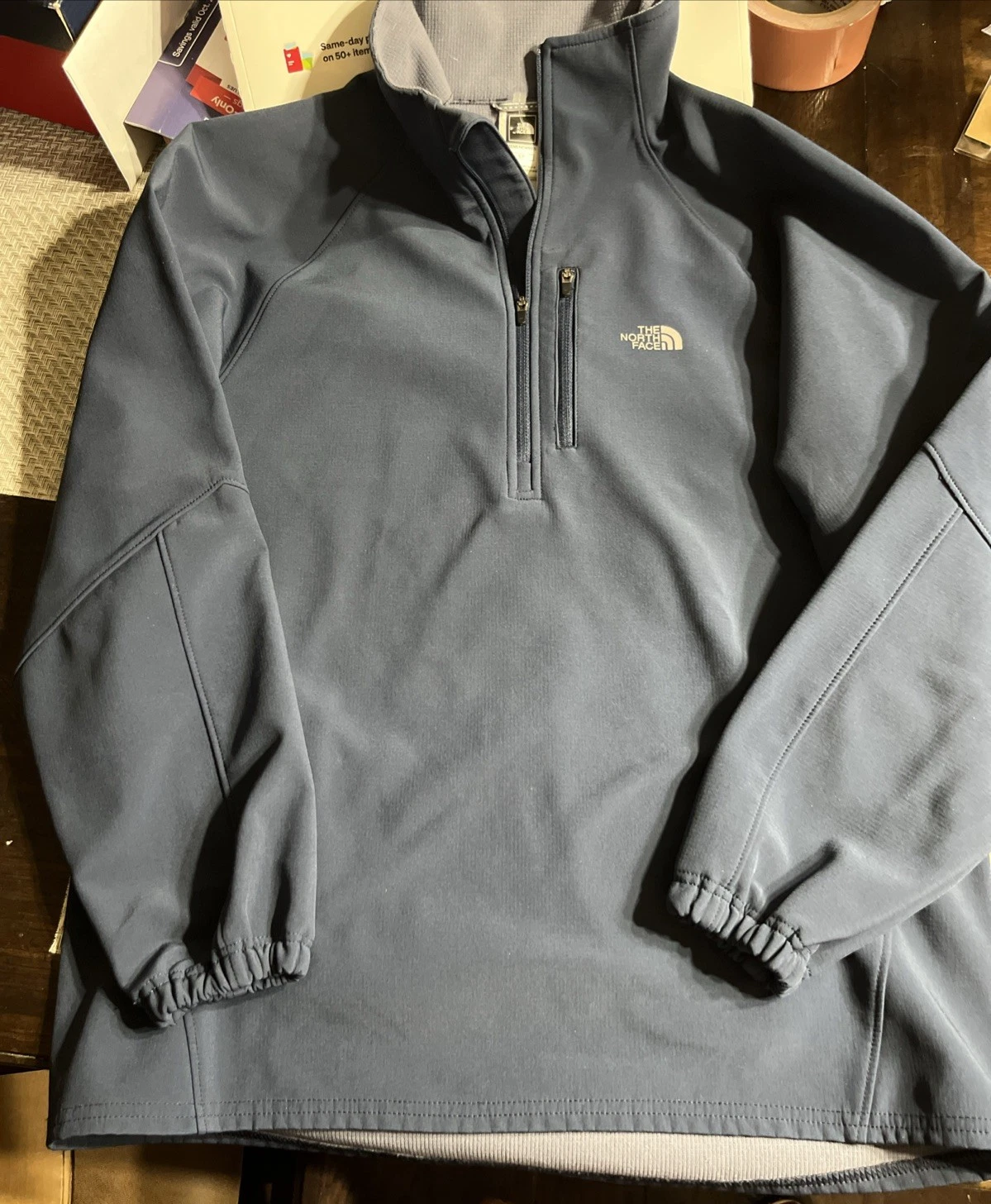 THE NORTH FACE Men's Small Navy Pullover