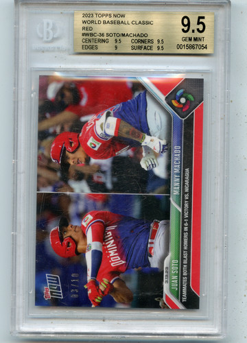 2023 Topps Now WBC-36 Juan Soto / Manny Machado