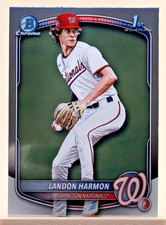 Landon Harmon Nationals 2025 1st Bowman Draft Chrome #BDC-44