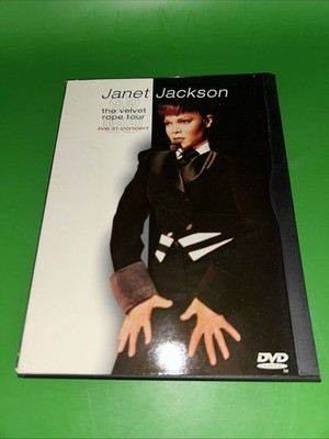 JANET JACKSON • The Velvet Rope Tour Live In Concert Dvd | eBay