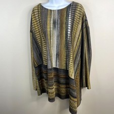 Top asimétrico artístico vintage 18W 20W estilo urbano negocios informal viaje tejido