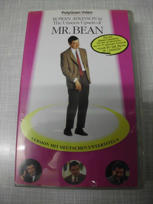 VHS Videokassette Rowan Aktinson in The Unseen Upsets of Mr. Bean 