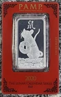 2020 Pamp Lunar Series Year of the Rat 1 oz .999 Fine Silver in Assay Card