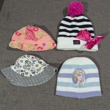 Lot of 4 Girls Hats
