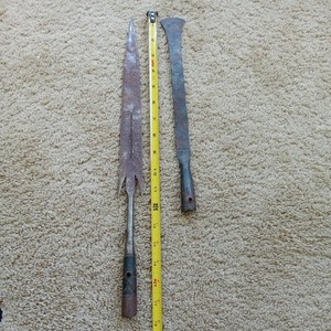 African Spearhead/Tool 1920s Congo Basin/Mbole Tribe