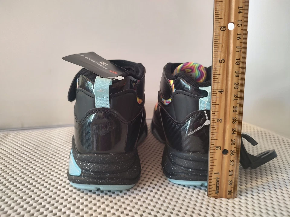 Tenis deportivos AND1 para niños talla 2 con cremallera alta nuevas con etiquetas Foto 3 de 4