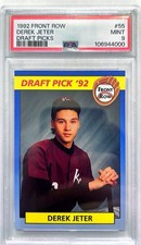 1992 Front Row Draft Picks - Derek Jeter #55 (RC) PSA 9