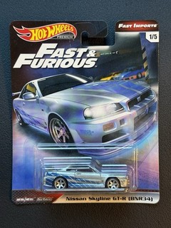 Hot Wheels Premium Fast & Furious Fast Imports Real Riders 1:64 5 Car Lot