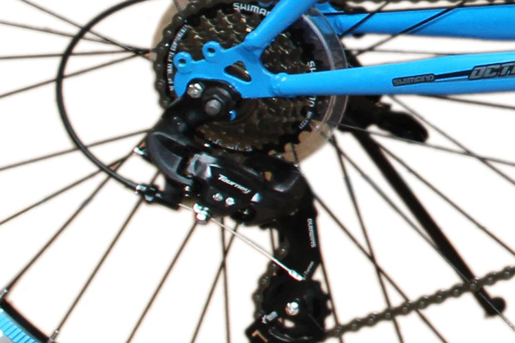 24 ZOLL MOUNTAINBIKE SHIMANO 21GANG 24" FAHRRAD SCHWARZ MIT VOLLFEDERUNG STVO - Bild 2 von 3