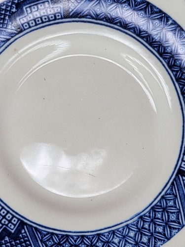 Taza taza y platillo Churchill Inglaterra azul sauce blanco vajilla inglesa fina - Imagen 21 de 21