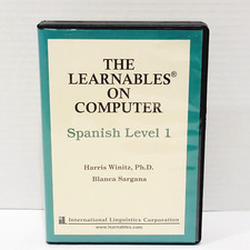 The Learnables On Computer Spanish Level 1 One on DVD CD-ROM Harris Winitz