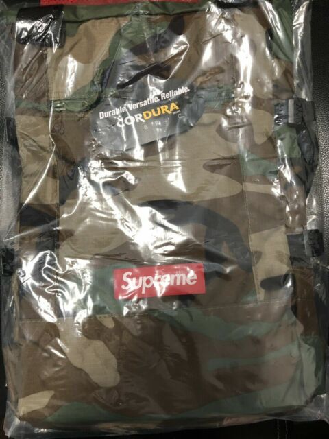 Supreme Woodland Camo Tote Backpack SS19 In hand! | eBay
