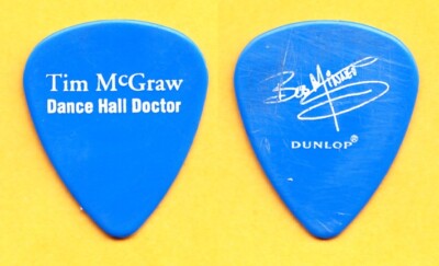 Tim Mcgraw Tanz Flur Doctor Bob Minner Concert-Used Gitarre Pick - 2002 Tour